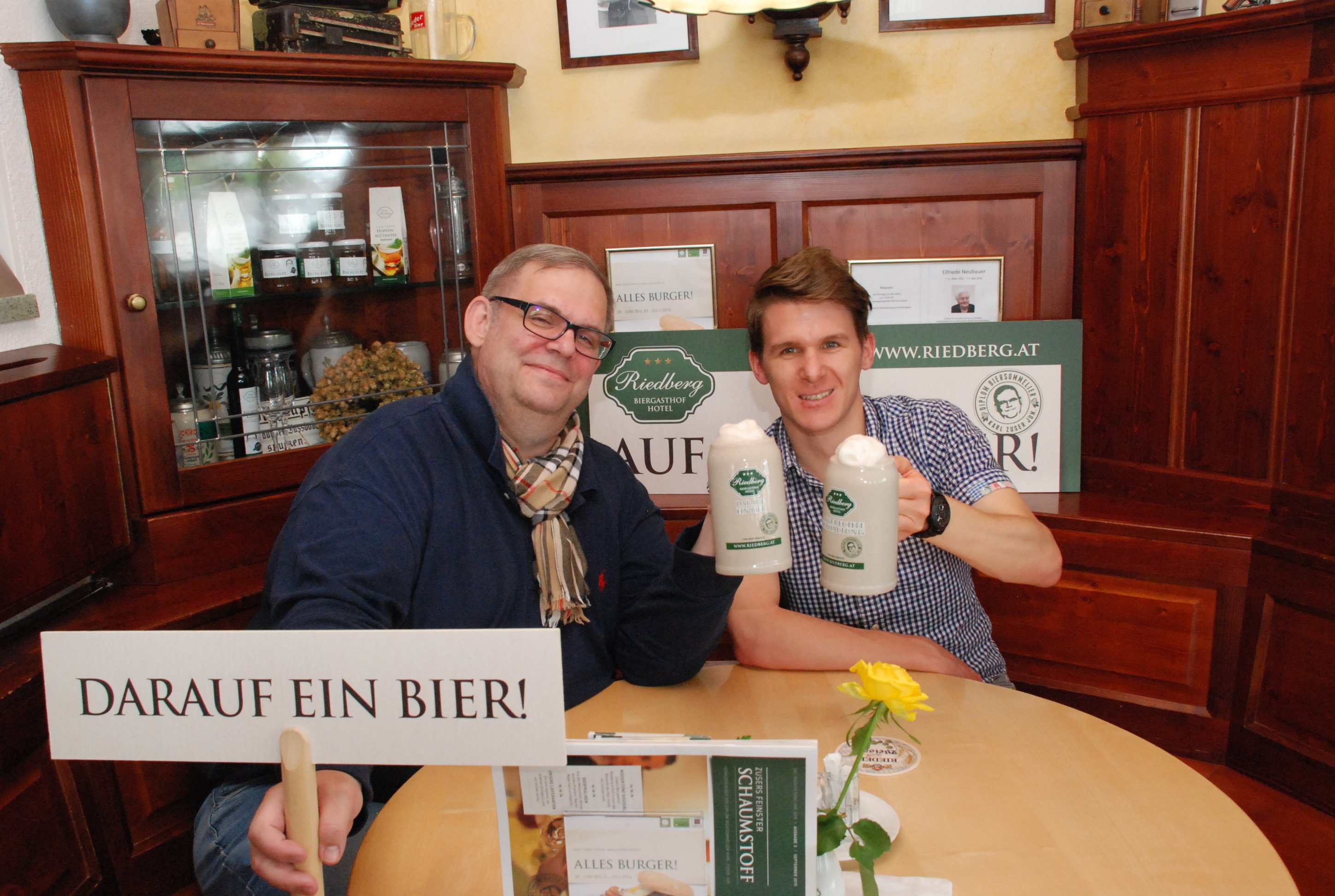 Gastwirt Karl Zuser jun., Gewinner Stephan Knoll, Linz