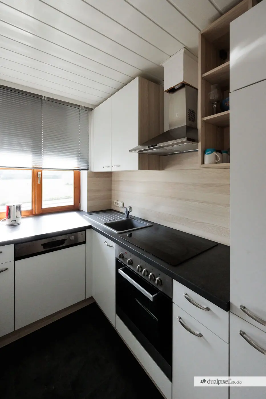 Voll ausgestattete Küche im Ferienhaus und Bungalow des Biergasthof Riedberg in Ried im Innkreis
