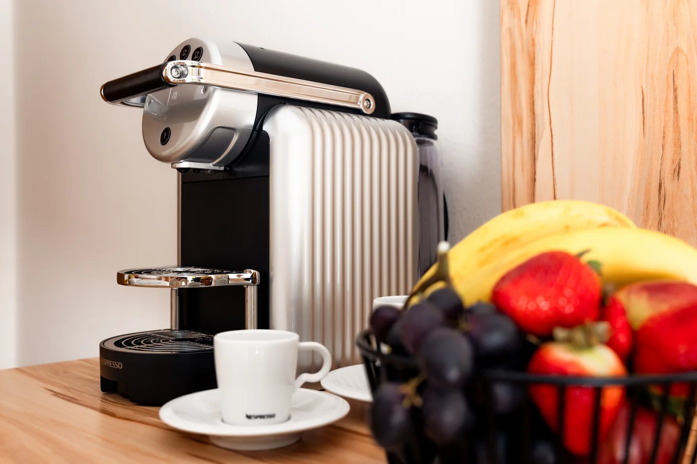 Kaffeemaschine im GENUSS Hotelzimmer des Biergasthof Riedberg